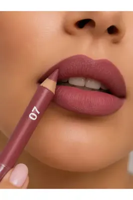 VitaMood Yaşam 12'li Dudak Kalemi Seti | Kalın Uçlu Mat Lip Liner, Yumuşak Sürüm, 01-12 Renk