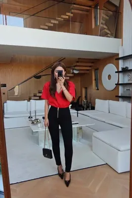 Özge Özgenç Gold Fermuarlı Tayt Pantolon
