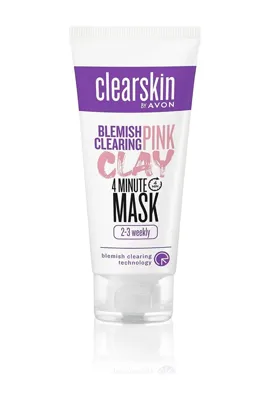 Avon Clearskin Blemish Clearing Leke Karsıtı Pembe Kil Yüz Maskesi 75 Ml.