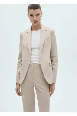 MANGO Woman Bedene Oturan Blazer Ceket