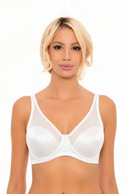 içtemoda Balenli Telli Desteksiz Dolgusuz Pedsiz Saten Dokulu Toparlayıcı Minimizer Sütyen SB40100