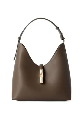Furla Goccia M Koyu Gri Kadın Deri Hobo Çanta