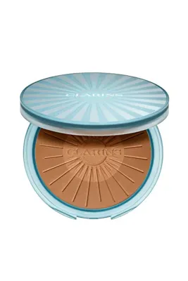 Clarins Cryo Healthy-Glow Bronzing Powder 18G - Işıltılı Bitişli Bronzlaştırıcı Kompakt Pudra