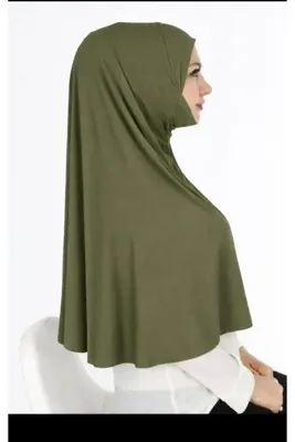 ÇİĞDEM AYDIN Tek Parça Pratik Eşarp Xl (SANDY)- Hijab-namaz Örtüsü