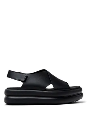 Camper Pelotas Flota Up Siyah Deri Kadın Spor Sandalet K201727-001