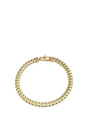 Nev Jewellery Evia Taşlı 14 Ayar Sarı Altın Kadın Bileklik