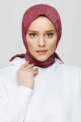 Mooncorn Gül Kurusu Piliseli Bambu Eşarp