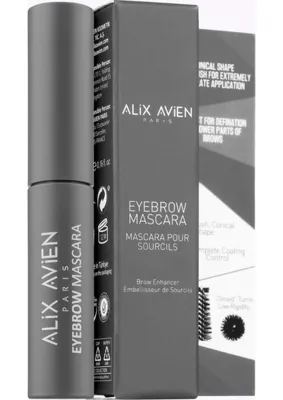 Alix Avien Alıx Avıen Suya Dayanıklı Kalıcı Etki Yoğun Pigmentli Kahverengi Kaş Sabitleyici Maskara - Eyebrow Mascara 803