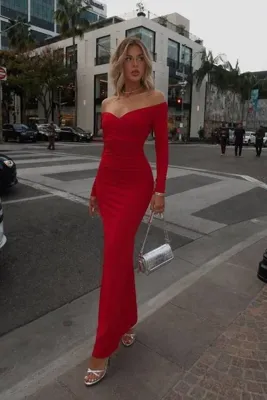 Afitapbutikmoda Madonna Yaka Basic Uzun Elbise
