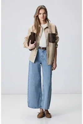 Network Açık Indigo Mavi Denim Pantolon