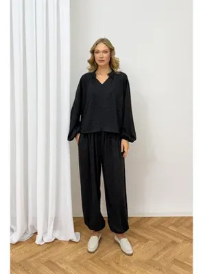 Melike Tatar Basic Lastikli Takım 79-7015 ANTRASİT