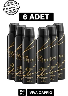 Viva Cappio Classic Kadın Deodorant 150 ml 6 Adet