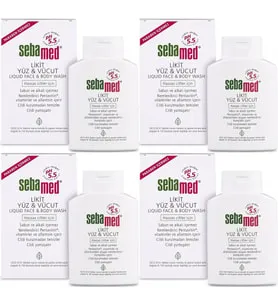 Sebamed Yüz ve Vücut Temizleyici Likit 200ML (4 Lü Set)