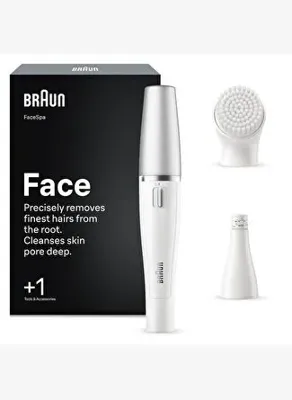 Braun FaceSpa Yüz Epilatörü SE810 + Yüz Temizleme Başlığı