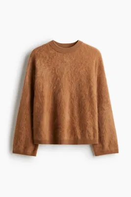H&M Tüylü Kaşmir Kazak