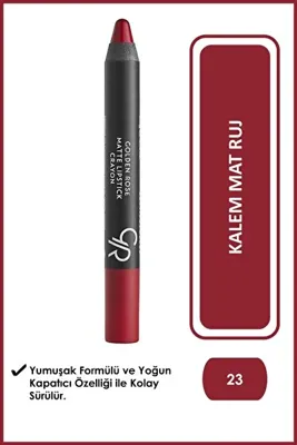 Golden Rose Lipstick Matte Crayon No:23