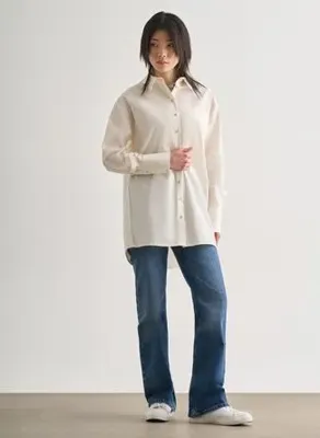 Mizalle Ekru Kadın Gömlek M2MZ1030130075