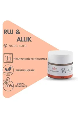 Pürshiffa Doğal Ruj (NUDE TON) , (KAVANOZ) 5 gr