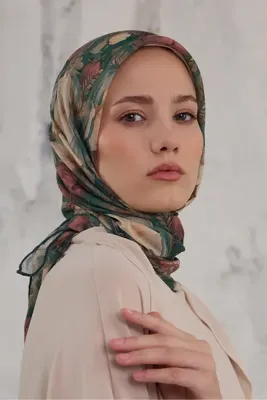 Mira İpek Organik El Dikişli Eşarp Kadın Organik Eşarp