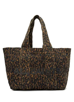 AllSaints Izzy Leopar Kadın Alışveriş Çantası