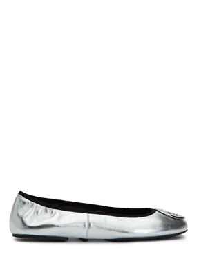 Tory Burch Reva Silver Deri Babet
