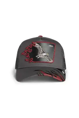 Goorin Bros . Hell Flames ( Yarasa Figür ) 101-2750 Şapka