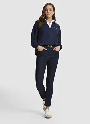 Pierre Cardin Lacivert Kadın Denim Pantolon OPENA