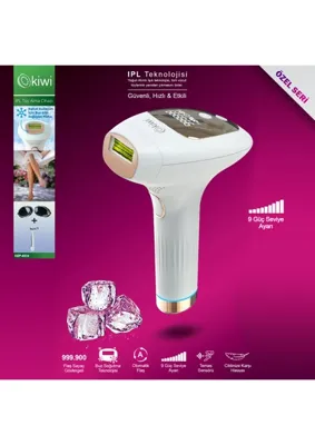 Kiwi Ipl Buz Lazer Epilasyon Tüy Alma Cihazı Otomatik/manuel Yüz, Vücut, Hassas Bölge Kullanımı 999.900 Flash Atım KEP-6834