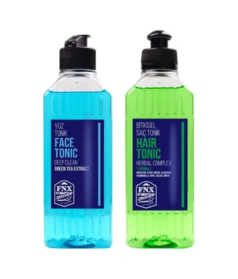 Fonex FNX Yüz Temizleme Toniği 250 Ml + Bitkisel Saç Toniği 250 Ml