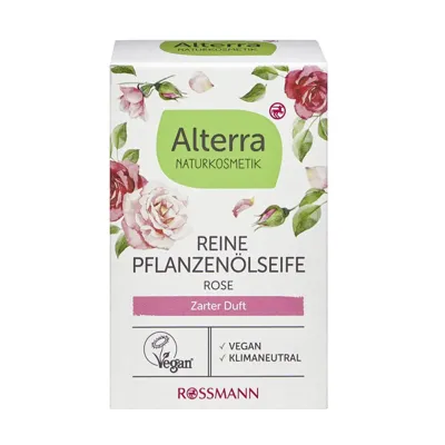 Alterra Bitkisel Sabun %100 Doğal - Gül Çiçekleri Esansı 100 g