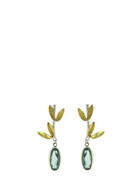Ezra Baghaki Jewellery Bambu 925 Ayar Gümüş Kadın Küpe