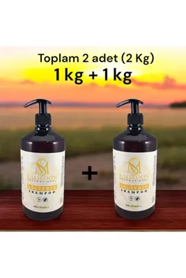 MS Kalsedon PROFESSİONAL Kalsedon Hassas Ve Ağır Işlem Görmüş Saçlar Tuzsuz Şampuan 1000 ml (2 ADET)