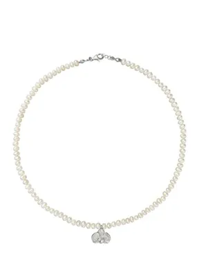 Alegoria Jewellery Orkide 925 Ayar Gümüş Kadın İnci Kolye