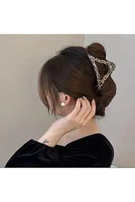 GÜLPEŞE Leopar Desenli Mandal Toka Yeni Trend-06
