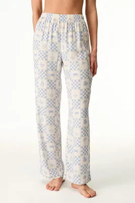 Penti Mavi Sun Kissed Pötikare Desenli Pijama Altı