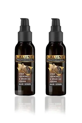 Lalune Professional Siyah Sarımsaklı Argan Saç Serumu 2'li