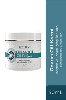 Besttem Onarıcı Nemlendirici Bitkisel Yağlar İçeren Cilt Kremi Yoğun Bakım 40 ml
