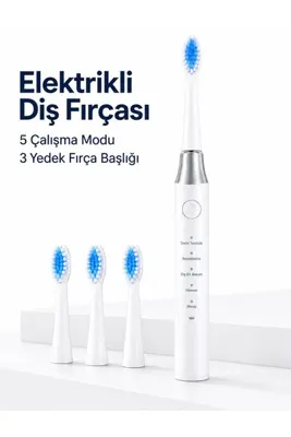 FeGe Store Elektrikli Diş Fırçası 3 Yedek Başlıklı - Lisinya