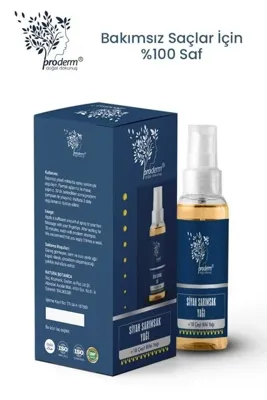 PRODERM Keratin Takviyeli Siyah Sarımsak Saç Bakım Yağı