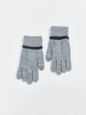 LCW ACCESSORIES Nakışlı Triko Kadın Eldiven
