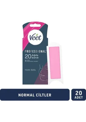 Str Store Easy Gelwax Teknoloji Normal Ciltler Için Yüze Özel Sir Ağda Bandı (1 x 20 Adet)