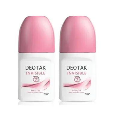 Deotak Invisible Roll-on Deodorant 35 ml X 2 Adet