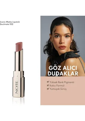 Str Store Cosmetics Iconic Matte Lipstick 102 Soulmate Kalıcı Mat Ruj, Nude