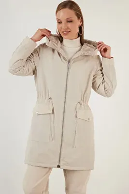 ONLY Kadın Çift Taraflı Mont Kürklü Parka - 15208727