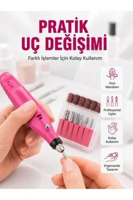 SORA GROUP 12v Çok Fonksiyonlu Tırnak Bakım Cihazı Yeni Nesil