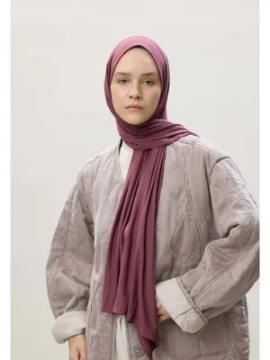 Fresh Scarfs Penye Şal Mürdüm