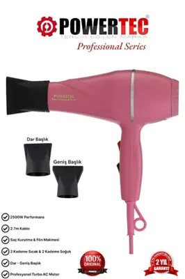 POWERTEC TR-501 Profesyonel Renkli Fön Makinesi