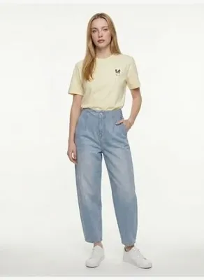 Loft Relaxed Mom Relaxed Fit Kadın Pantolon