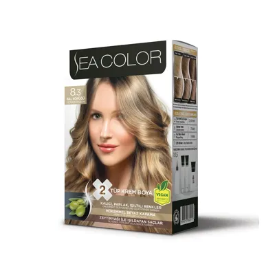 SEA COLOR Saç Boyası Bal Köpüğü 8-3