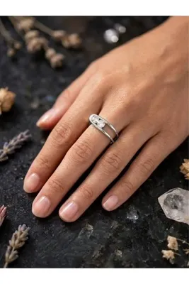 Riseth Jewelry Stellar Duo Ring - Silver